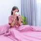 Rose Pink Premium Cotton Bedsheet