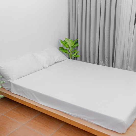 White Premium Cotton Bedsheets